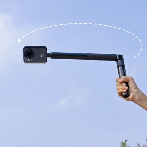 مقبض دوار ثلاثي القوائم من Bullet Time مع عصا سيلفي غير مرئية لـ Insta360 X5/X4، جيب DJI OSMO 3، GoPro، خيط 1/4 بوصة، سعة 6 رطل، عصا سيلفي مدمجة وحامل ثلاثي القوائم على الطاولة (47 بوصة) in Kuwait