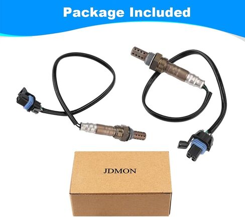 مستشعر JDMON 2PCS O2 مستشعر الأوكسجين في اتجاه مجرى النهر لبويك ، كاديلاك إكسبريس 1500 ، شيفروليه تاهو ، GMC Yukon متوافق مع 2344087 ، 234-4087 ، 12578459 ، 19178747 in Saudi Arabia