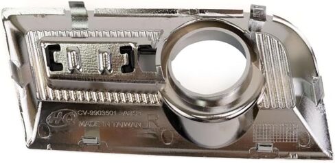 KarParts360 For GMC Terrain Fog Light Cover 2010 11 12 13 14 2015 Passenger Side | Bezel | Chrome | DOT/SAE Compliance | GM1039123 | 25818476 in Saudi Arabia