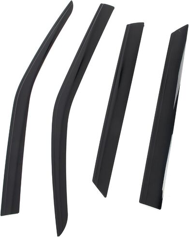 FREEMOTOR802 Low-Profile Window Deflectors Fits 2019-2025 Chevrolet Blazer | Tape-on Mount Rain Guards Side Window Visors Wind Deflectors Dark Tinted Acrylic 4-Piece in Saudi Arabia