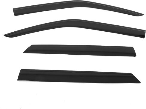 FREEMOTOR802 Low-Profile Window Deflectors Fits 2019-2025 Chevrolet Blazer | Tape-on Mount Rain Guards Side Window Visors Wind Deflectors Dark Tinted Acrylic 4-Piece in Saudi Arabia