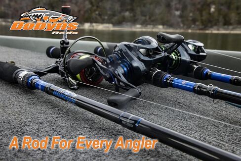 Dobyns Rods Champion Extreme HP Series 8’0'' Casting Bass Fishing Rod DX805 FLIP Punch Heavy Flip Fast Action | Modulus Graphite Blank w/Kevlar Wrap | Baitcasting | Line 15-30lb Lure 3/8-2½oz in Saudi Arabia