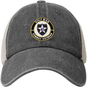 Us Army 2nd Infantry Division Gulf Combat Veteran Adjustable Cowboy Mesh Baseball Cap Unisex Outdoor Trucker Hat3 in Saudi Arabia