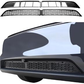 إدراج شبكة الشبكة الأمامية لـ Tesla New Model Y Juniper 2025-2026 ، استبدال غطاء مصبغة Vront Air Inlet Venle in Kuwait