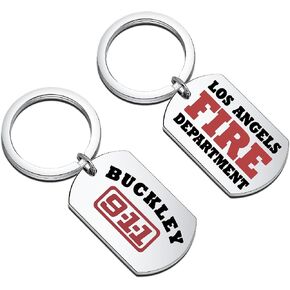 FAADBUK 911 TV Show Buckley Lover Gift Buckley Keychain for TV Fan in Saudi Arabia