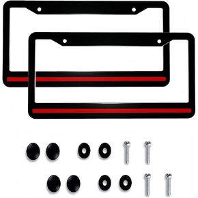 إطار لوحة رخصة العلم البريطاني في المملكة المتحدة - 2 حزمة مخصصة لوحة الترخيص Union Jack Riced Cover Aluminium Care Cover مع 4 ثقوب زخرفة للسيارات الأمريكية للنساء الرجال in Kuwait