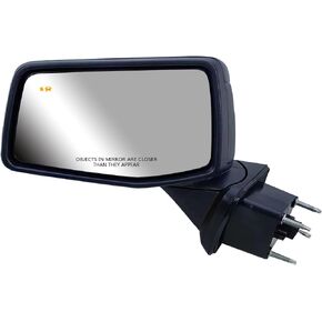 Replacement Driver Left Side Door Mirror Power Heated Glass Chrome and Textured Back Cover with Blind Spot Glass for GMC Sierra 1500 from 2019 to 2025 in Kuwait