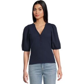 Madewell Women's Puff Sleeve Knit Top in Saudi Arabia