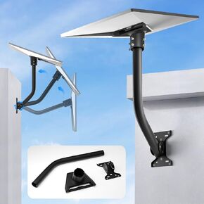 NYMUS Starlink Gen 3 Pipe Adapter, Starlink Mounting Kit Gen 3 Mount, Aluminum Alloy Starlink Pole Mount, Starlink Gen 3 Mount Compatible with Starlink Gen3 V3 Standard Dish Mounting Kit Accessories in Saudi Arabia