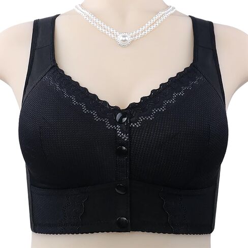 Moona Evybliss Bra for Seniors Premium Front Front Elugure Up Bras No Underwire Ultra Comfy Daisy Bralette in Saudi Arabia