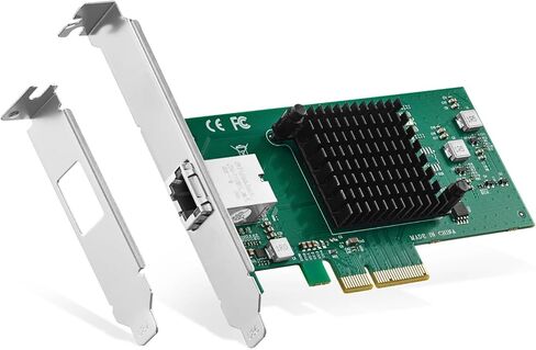 Binardat 5G PCIe Network Adapter, RTL8126 5G/2.5G/1G/100Mbps Ethernet Card RJ45 LAN Controller with Low Profile, Support PXE for Windows 11/10, Linux in Saudi Arabia