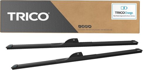 TRICO Charge 27" + 27" Super Premium EV Automotive Replacement Windshield Wiper Blades for Electric Car (Set of 2), All-Weather Beam Wiper Blades for Select 19-23 Chevrolet Bolt EV Vehicle Models in Saudi Arabia