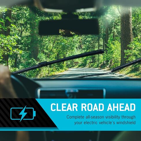 TRICO Charge 27" + 27" Super Premium EV Automotive Replacement Windshield Wiper Blades for Electric Car (Set of 2), All-Weather Beam Wiper Blades for Select 19-23 Chevrolet Bolt EV Vehicle Models in Saudi Arabia