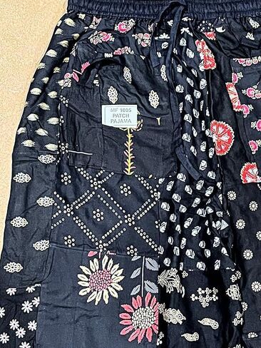 ETHINUMATIC®️ India Harem Pants for Women Patchwork Yoga Boho Palazzo Pant in Saudi Arabia