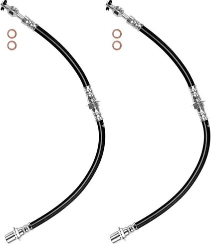 (2) Front Brake Hose Hydraulic Brake Hose Kit for Celica 1993 1992 1991 1990#Replace 9094702594 in Saudi Arabia