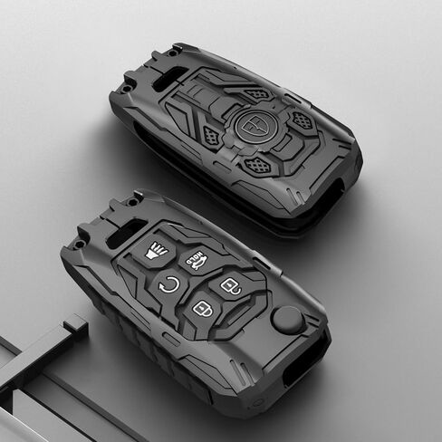 Key Fob Cover Case for Chevy Chevrolet GMC Buick Volt Camaro Cruze Equinox Impala Malibu Allure Encore Regal Verano Lacrosse Terrain Accessories (Model-B) in Kuwait