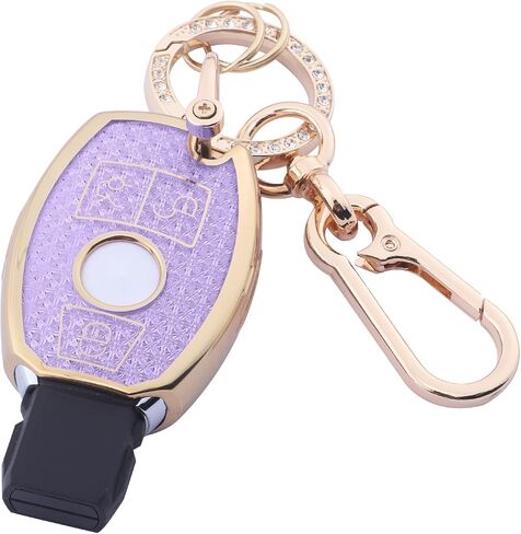 غطاء FOB لطيف bling bling لمرسيدس بنز ، علبة TPU مقطوعة الماس مع سلسلة المفاتيح ، قذيفة واقية in Kuwait