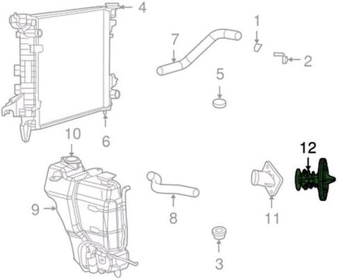Mopar 52028898AI THRMOSTAT in Saudi Arabia