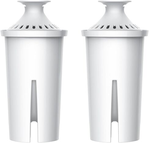 بديل AQUA CREST لفلتر مياه Brita®، والأباريق والموزعات، وOB03 الكلاسيكي، وMavea® 107007، وأكثر من ذلك، فلتر مياه إبريق معتمد من NSF، مزود فلتر لمدة عام واحد، عدد 6 in Kuwait