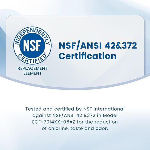 بديل AQUA CREST لفلتر مياه Brita®، والأباريق والموزعات، وOB03 الكلاسيكي، وMavea® 107007، وأكثر من ذلك، فلتر مياه إبريق معتمد من NSF، مزود فلتر لمدة عام واحد، عدد 6 in Kuwait