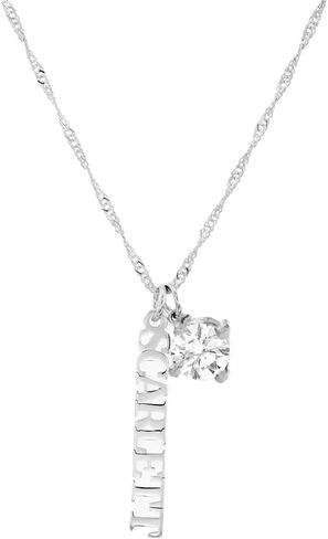 OAK & LUNA - Personalized Singapore Chain Name Necklace with Diamond Options in Saudi Arabia