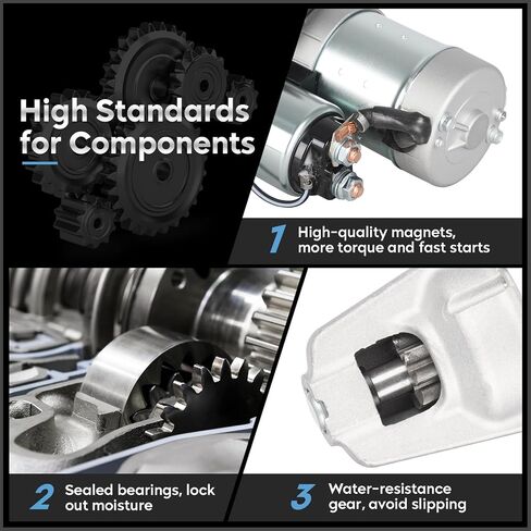 بداية بداية جديدة لـ 2L Infiniti G20 1999-2002 ، Nissan 200SX 1997-1998 ، Sentra 1998-2001 تحل محل # 410-44028 ، SMT0157 ، 112003 ، S114-806 in Kuwait
