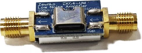 AURSINC ZK06-UM Low Noise Amplifier (LNA) Module, Broadband, 10M‑6GHz, 21dB Gain, USB Interface Powered, Used for TinySA Ultra 5.8GHz Preamplifier, for RF & Software Defined Radio (SDR) in Kuwait