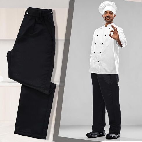Classic 4 Pocket Men's Chef Pants Chef Cargo Pant for Restaurant in Saudi Arabia