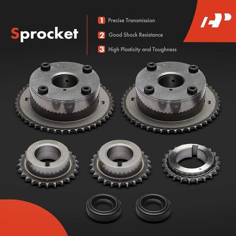 A-Premium 19-PC Engine Timing Chain Kit with VVT Sprocket Compatible with Ford, Lincoln & Mercury Cars - Fusion 2010, Edge 2007-2010, Taurus 2008-2011, Flex 2009-2011, Taurus X 2008-2009 & More in Saudi Arabia