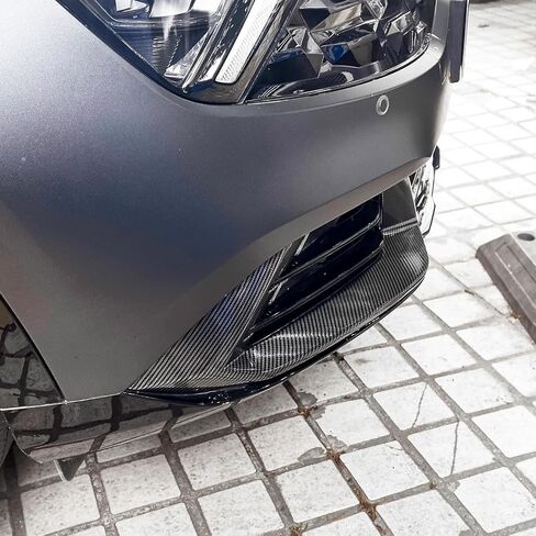 2PCS ABS Carbon Fiber Car Front Fog Light Lamp Covers Trim Compatible with Kia Sportage 2023 2024 2025 2026 Accessories in Saudi Arabia