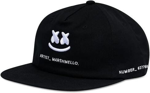 Marshmello - Mello Core Strapback, Five Panel, Adjustable Strap, Smile in Saudi Arabia