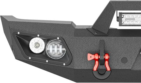 for Dakota & Durango Front Bumper Compatible with 1997 1998 1999 2000 2001 2002 2003 2004 Dodge Dakota & 1998-2003 Durango w/LED Lights, Winch Plate, Sensor Holes, License Plate Frame & D-rings in Kuwait