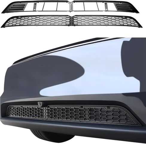 إدراج شبكة الشبكة الأمامية لـ Tesla New Model Y Juniper 2025-2026 ، استبدال غطاء مصبغة Vront Air Inlet Venle in Kuwait