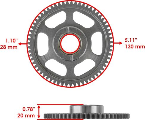 Caltric Starter Clutch One Way Sprag Idler Gear Gasket compatible with Polaris Rzr Xp 900 2011-2012 in Saudi Arabia