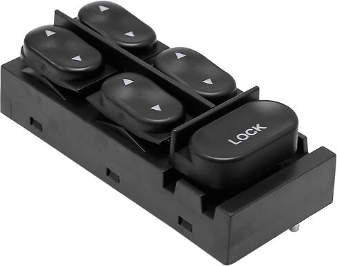 Master Window Control Switch Driver Window Door Lift Control F4ZZ-14529-B Compatible for Ford Escort 1997-2002, Ford Mustang Convertible 1994-2004, Tracer 1997-1999 in Saudi Arabia