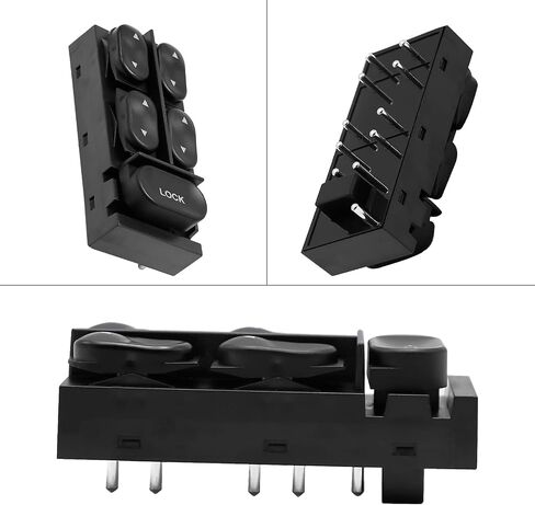 Master Window Control Switch Driver Window Door Lift Control F4ZZ-14529-B Compatible for Ford Escort 1997-2002, Ford Mustang Convertible 1994-2004, Tracer 1997-1999 in Saudi Arabia
