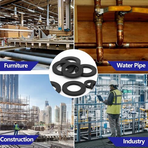 330 قطعة 12 مقاسًا من الحلقات النحاسية، غسالة سحق، غسالات مسطحة مترية من النحاس الفاخر، مجموعة متنوعة من غسالات الختم النحاسية (M5 M6 M8 M10 M12 M14 M16 M20) in Kuwait