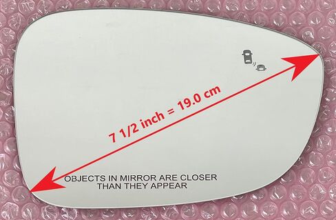 Blind Spot Convex Mirror Glass with Full Size Adhesive for 2018-2022 Honda Accord Passenger Side View Right RH in Saudi Arabia