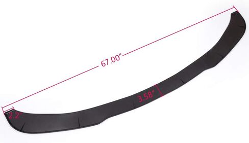Front Deflector Spoiler Splitter Universal Diffuser Bumper Canard Lip Body Shovels One Pair in Saudi Arabia