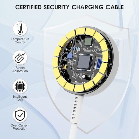 for Apple Watch Charger with USB C Charger, 2 in 1 iWatch & iPhone Charger Fast Charging, 6FT Magnetic Smart iWatch Charger Cable for Apple Watch Series 9/SE/8/7/6/5/4/3/2/1/ultra & iPhone 14/13/12 in Saudi Arabia