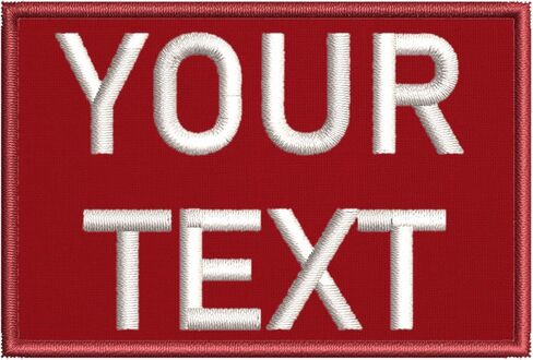 Customizable Text Patch - 2x3 inches - Black in Kuwait