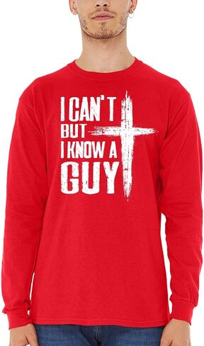 shop4ever I Can't but I Know a Guy Jesus Religious Long Sleeve Shirt in Saudi Arabia