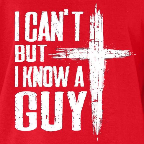 shop4ever I Can't but I Know a Guy Jesus Religious Long Sleeve Shirt in Saudi Arabia