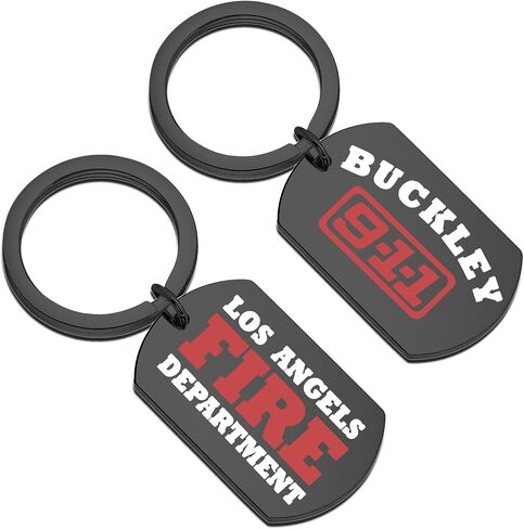 Faadbuk 911 برنامج تلفزيوني Buckley Lover Gift Buckley Keychain لمشجعي التلفزيون in Kuwait