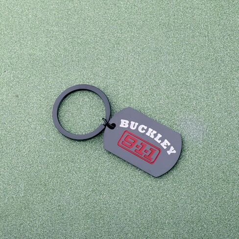 Faadbuk 911 برنامج تلفزيوني Buckley Lover Gift Buckley Keychain لمشجعي التلفزيون in Kuwait