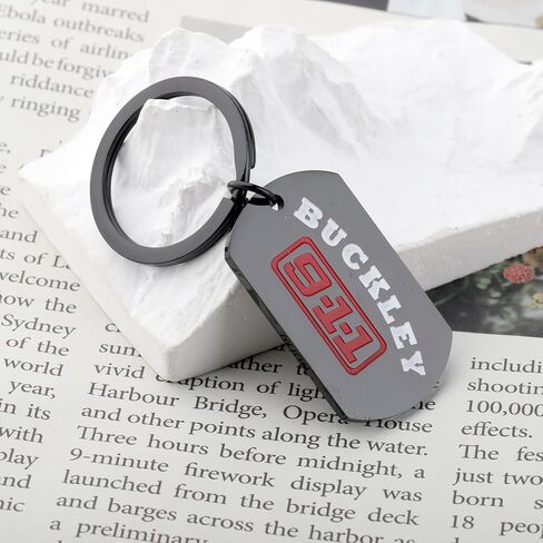 Faadbuk 911 برنامج تلفزيوني Buckley Lover Gift Buckley Keychain لمشجعي التلفزيون in Kuwait