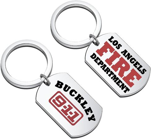 Faadbuk 911 برنامج تلفزيوني Buckley Lover Gift Buckley Keychain لمشجعي التلفزيون in Saudi Arabia