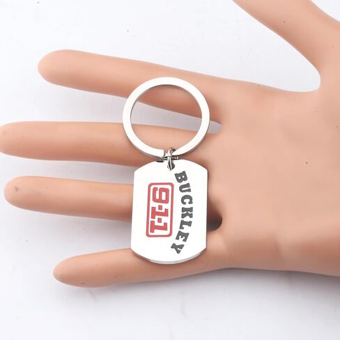 Faadbuk 911 برنامج تلفزيوني Buckley Lover Gift Buckley Keychain لمشجعي التلفزيون in Saudi Arabia