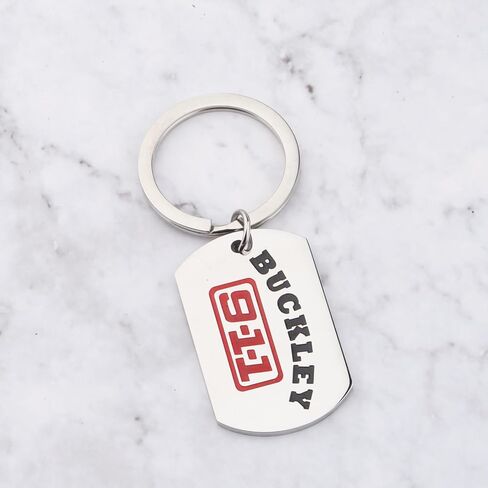 Faadbuk 911 برنامج تلفزيوني Buckley Lover Gift Buckley Keychain لمشجعي التلفزيون in Saudi Arabia