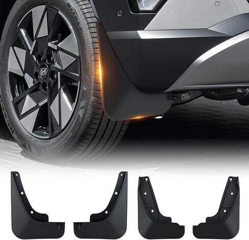 All-Weather Mud Flaps Splash Guards for Toyota Tundra 2025 2024 2023 2022 Accessories,No-Drill Mudguards 4PCS Front&Rear Mudflaps Set with Hardware(Not fits SR Models) in Kuwait